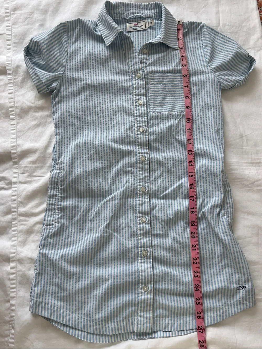 💙 Vineyard Vines Seersucker Shirt Dress 💙